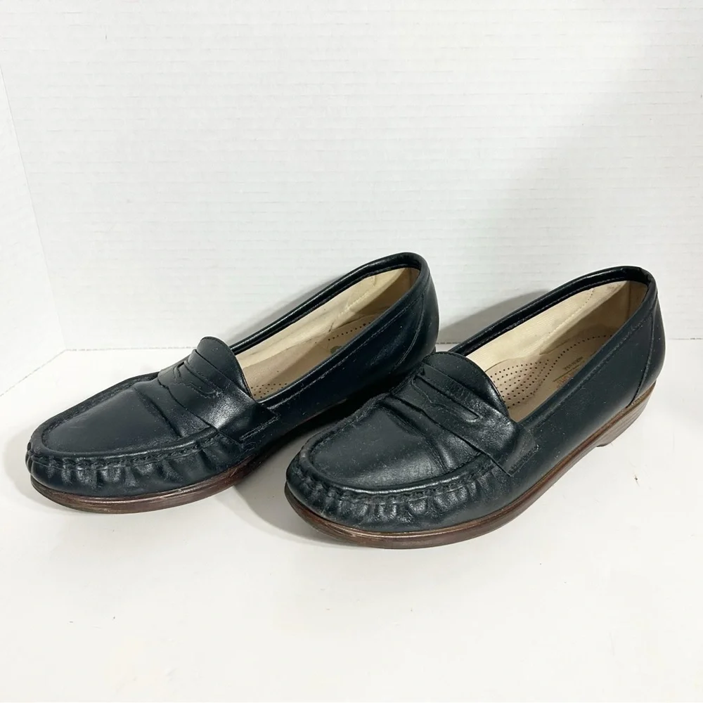SAS Tripad Leather Slip On Penny Loafers Comfort Shoes Penny Slot Size 8.5 N